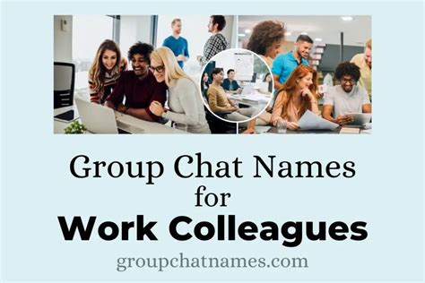 group chat names|group chat names for colleagues.